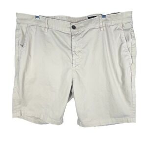 AG Adriano Goldschmied The Wanderer Short Khaki Mens 38 Flat Front Chino Casual